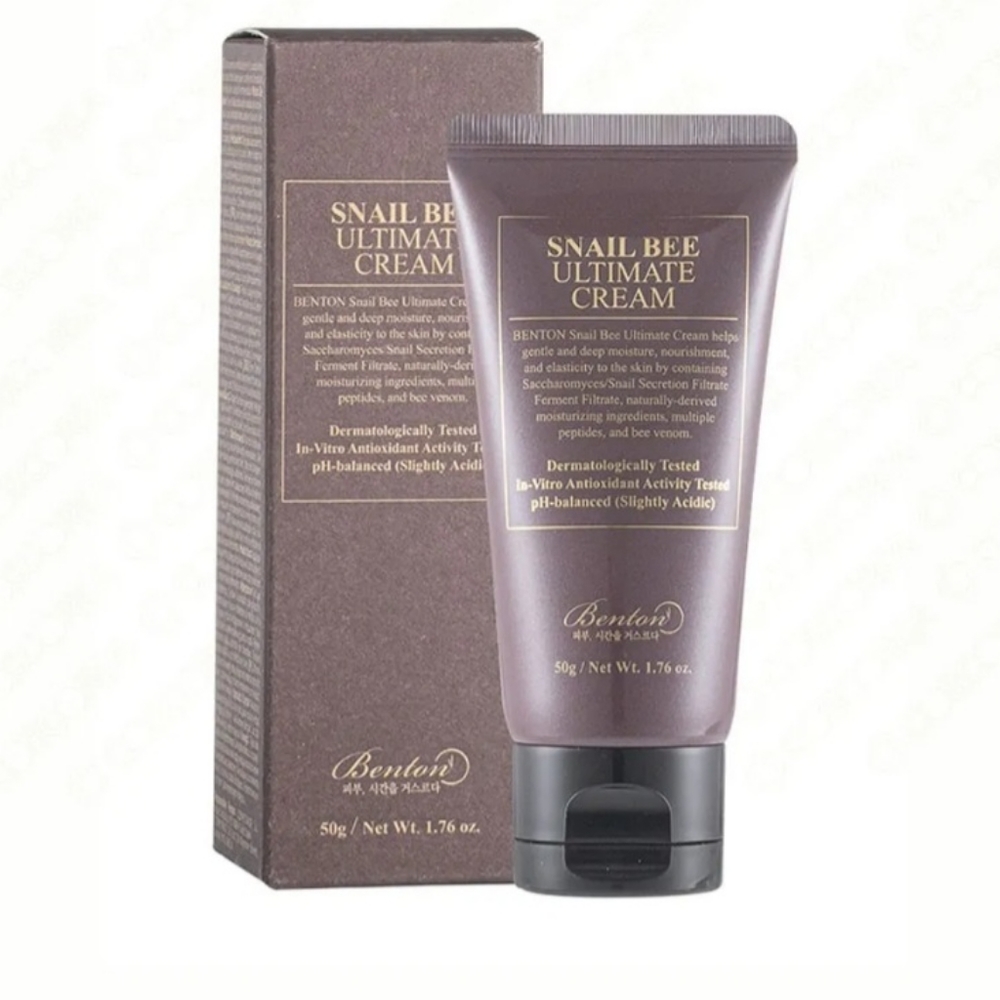 K-Beauty Benton Snail Bee Ultimate Cream 50g New Replenishes ANTI-AGING